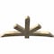 Ekena Millwork Alberta Rough Sawn Timber Gable Bracket, Douglas Fir, 72"W x 36"H x 4"D x 6"F, 12/12 Pitch GBW072X36X0406ALB00RDF - alternate 3